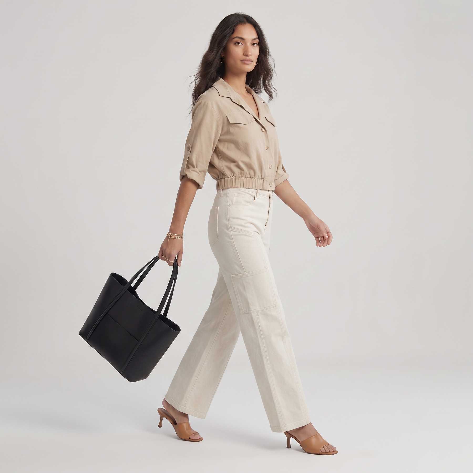 Leticia Bag Leather Shopper