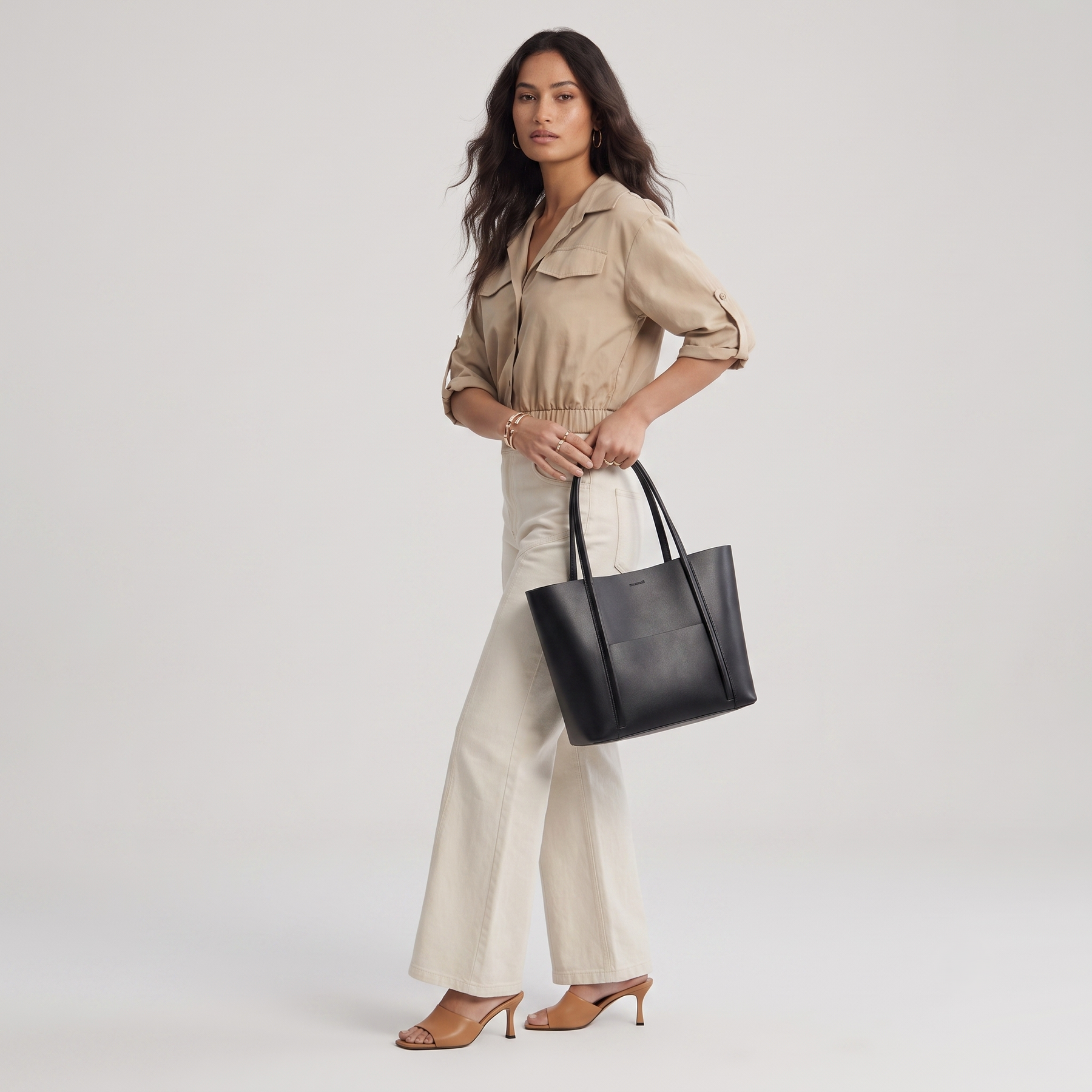 Leticia Bag Leather Shopper
