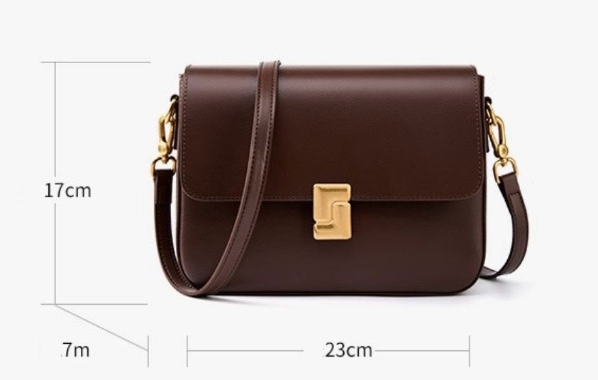 BRUNA LEATHER CROSSBODY BAG