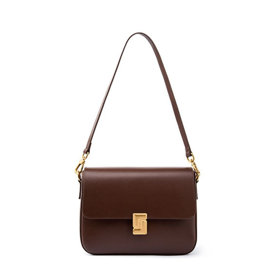 BRUNA LEATHER CROSSBODY BAG