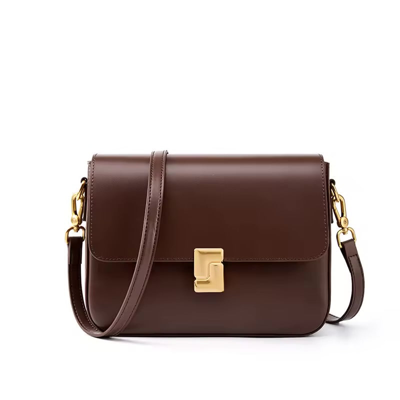 BRUNA LEATHER CROSSBODY BAG