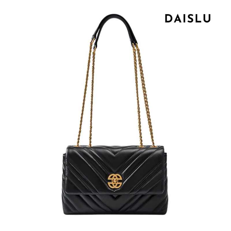 Bolsa Zoe em couro legítimo, média e elegante, com design matelassê. Versátil, espaçosa e segura, ideal para o dia a dia, viagens ou eventos especiais.