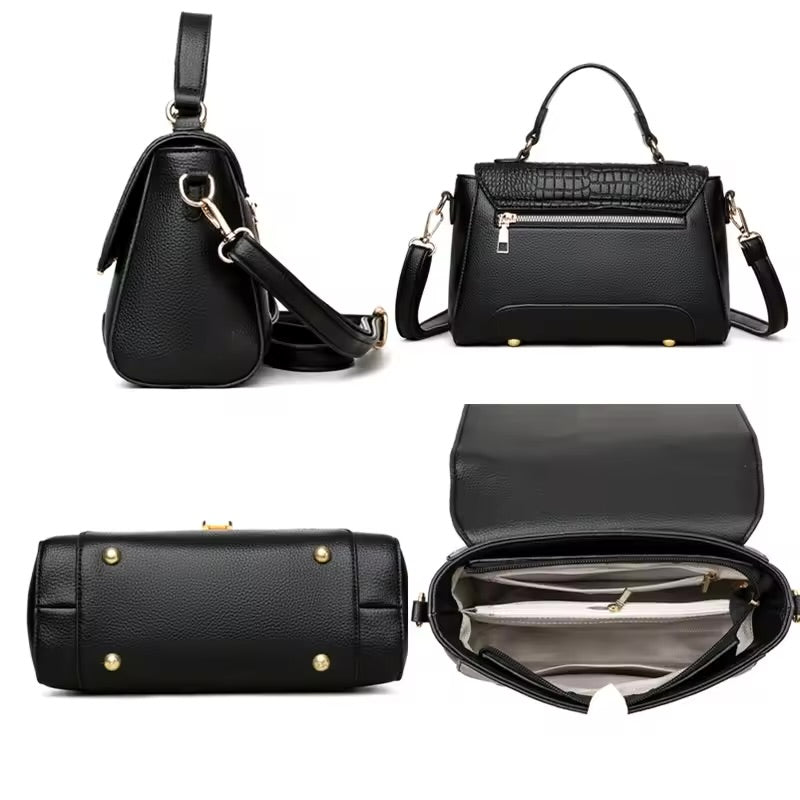 Bolsa Kelly média, elegante e funcional, com alças confortáveis e design clássico. Versátil e sofisticada, ideal para o dia a dia ou ocasiões especiais.