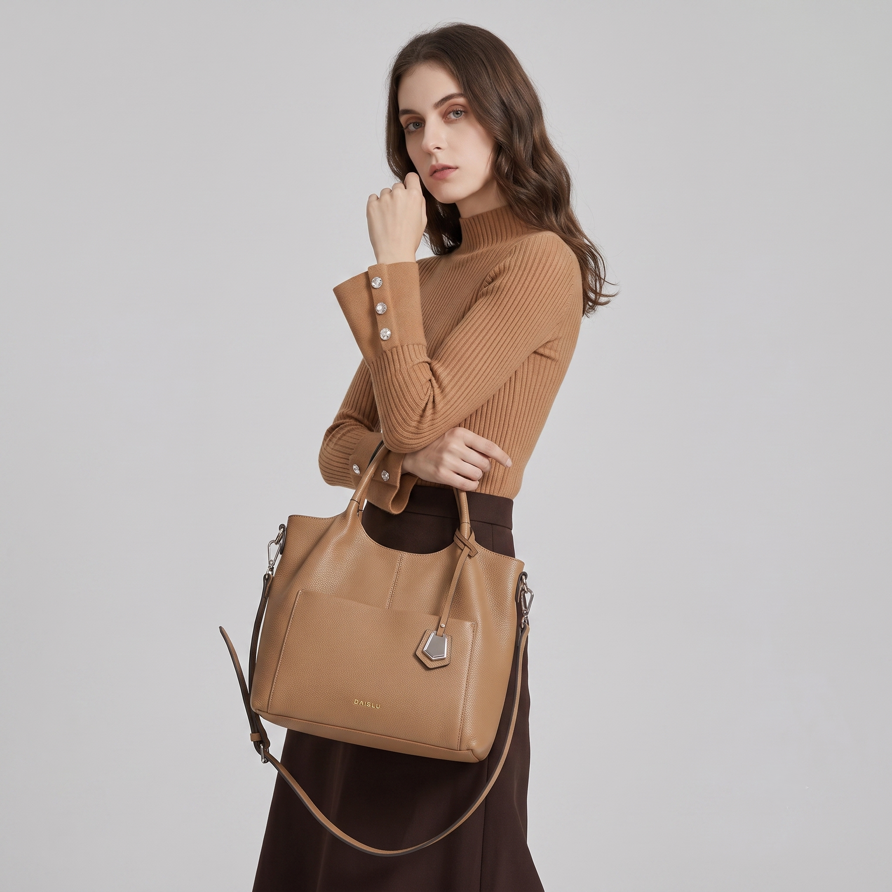 Clara Bag Leather Box Shoulder