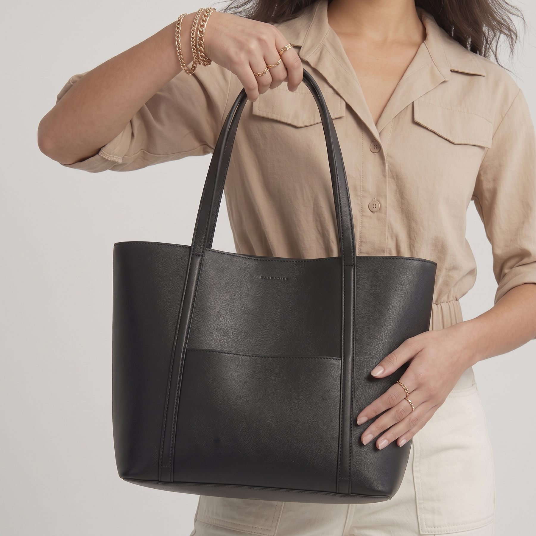 Leticia Bag Leather Shopper