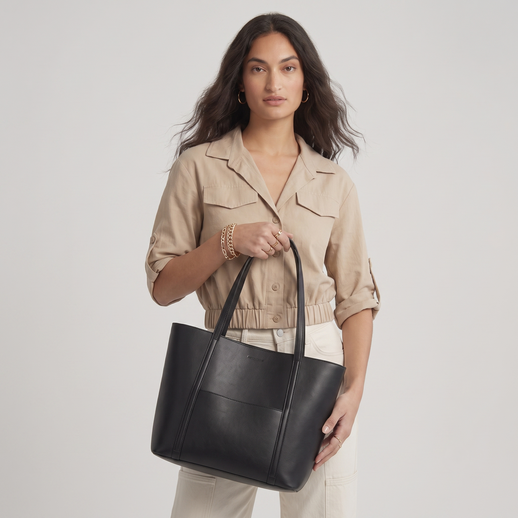 Leticia Bag Leather Shopper