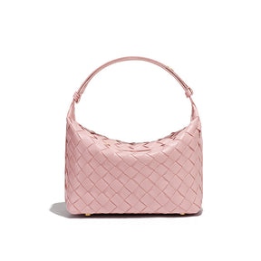 Bolsa Cleo com trama artesanal em material premium. Sofisticada, durável e elegante, com acabamento impecável e metais que destacam seu design exclusivo.