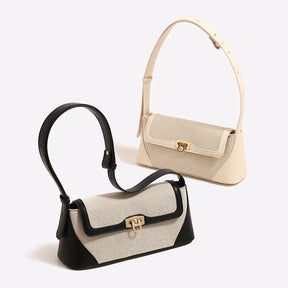 A Bolsa Isabele tem estilo baguete, elegante e funcional. Compacta por fora e espaçosa por dentro, é ideal para o verão e combina com looks casuais ou sofisticados.