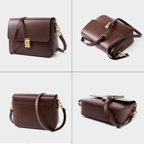 Bolsa Box Transversal em Couro Yasmin
