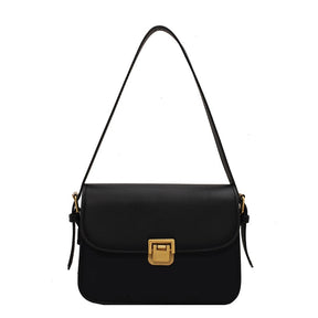 Bolsa Rebeca com textura em couro, compacta, elegante e versátil. Ideal para o dia a dia, com ótimo espaço interno para itens essenciais.