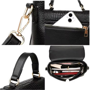 Bolsa Kelly média, elegante e funcional, com alças confortáveis e design clássico. Versátil e sofisticada, ideal para o dia a dia ou ocasiões especiais.