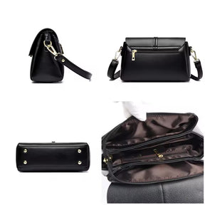 Bolsa Lara média, sofisticada e versátil, com design moderno e atemporal. Espaçosa, confortável e elegante, ideal para o dia a dia ou eventos especiais.