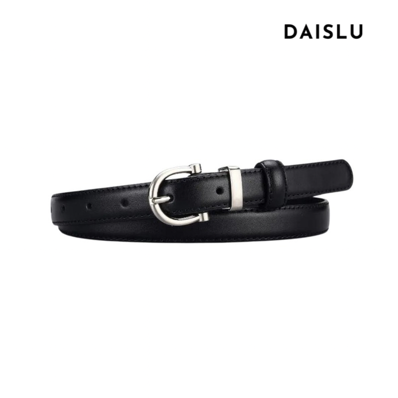 Cinto Ívina em couro legítimo com fivela prateada. Elegante, durável e versátil, com acabamento refinado e ideal para looks casuais ou formais.