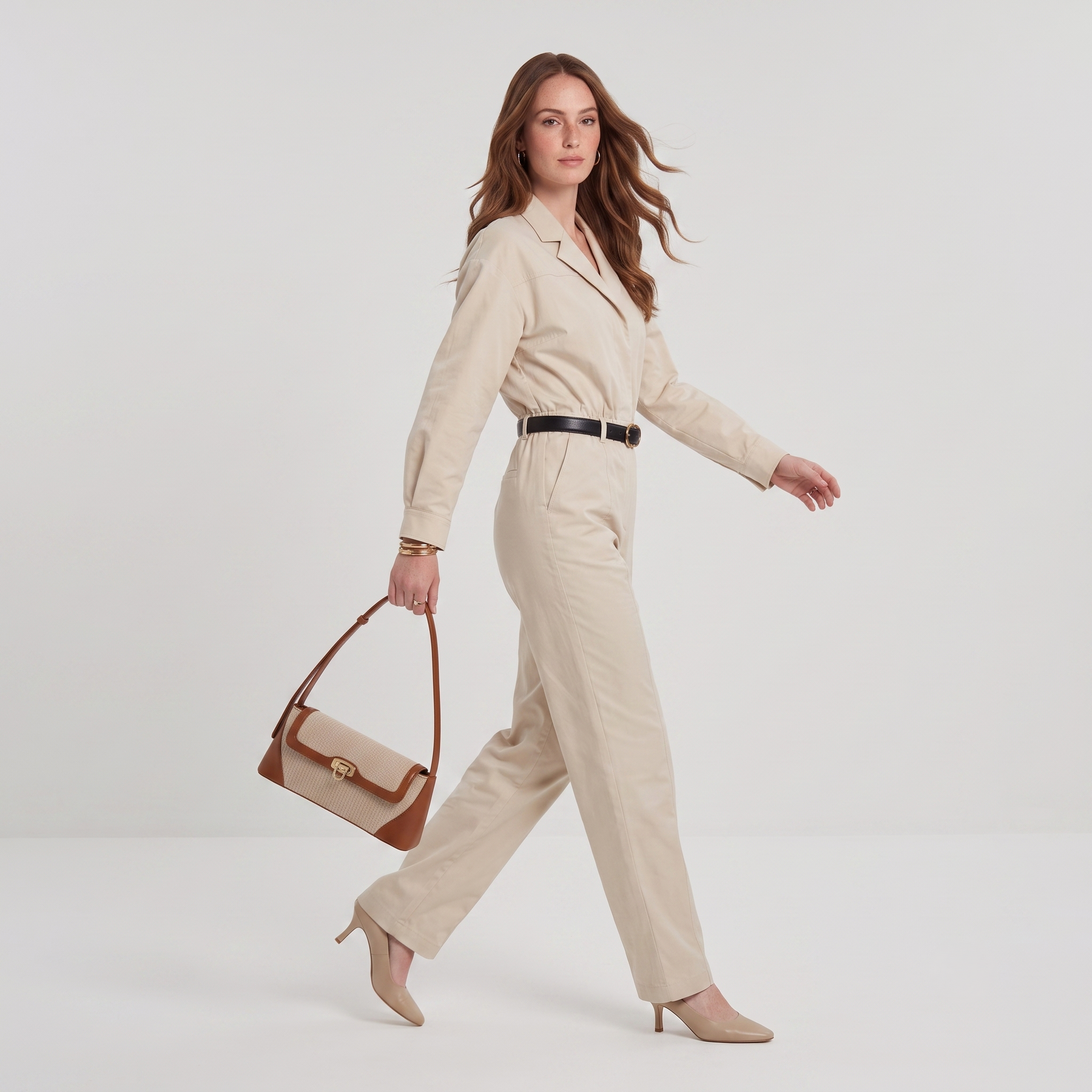 Isabele Bag Leather Baguette Crossbody