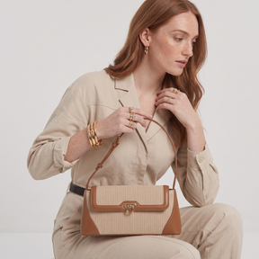 Isabele Bag Leather Baguette Crossbody