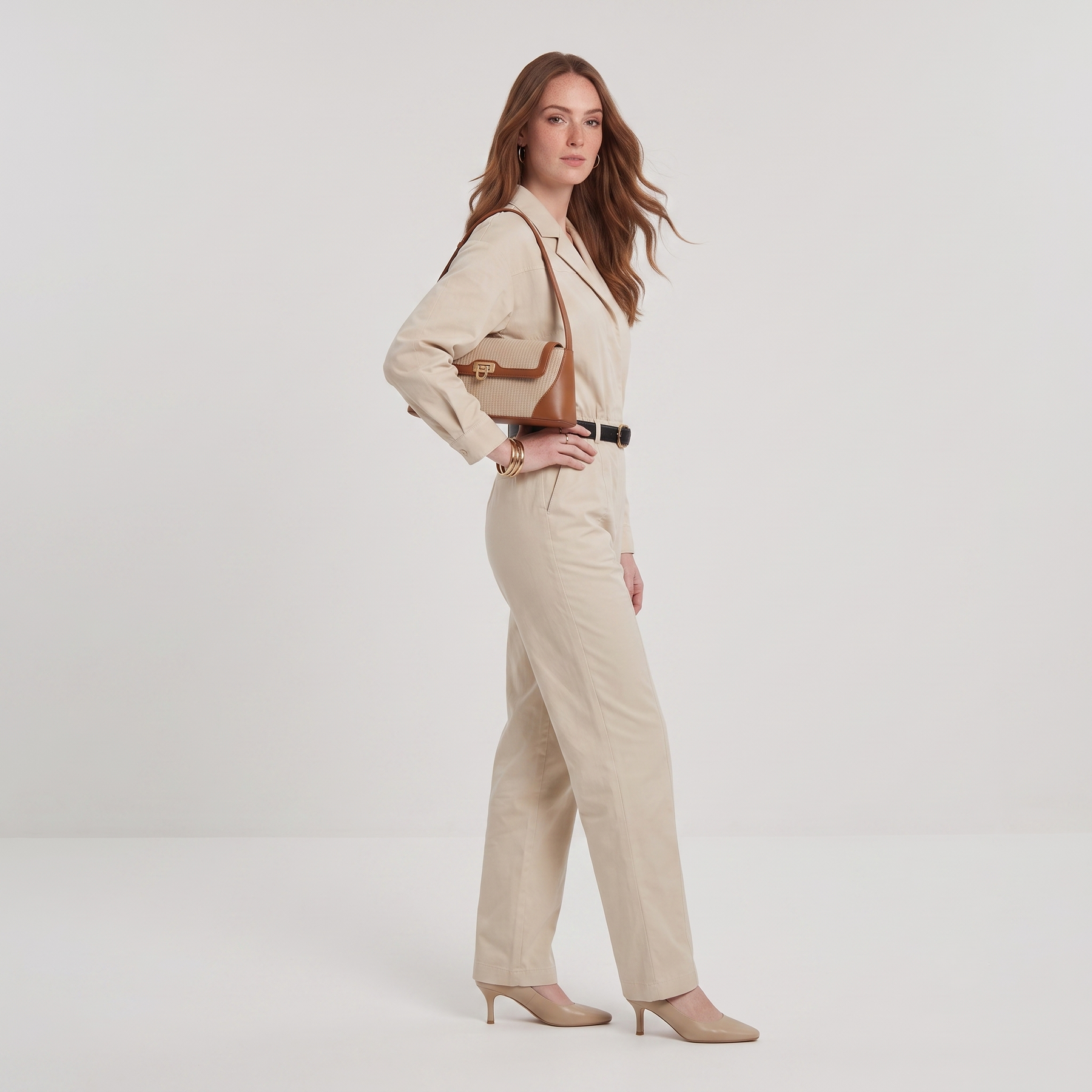 Isabele Bag Leather Baguette Crossbody